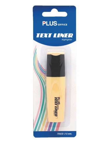 BL.1 ROTULAD.FLUO TEXTLINER PASTEL AMARI