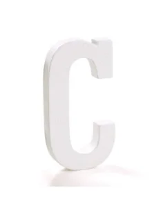 MANUALID.-LETRA MADERA BCA.125MM."C"