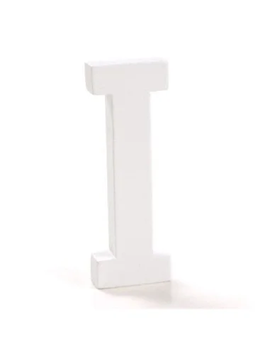 MANUALID.-LETRA MADERA BCA.125MM."I"