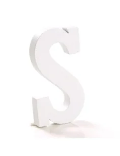 MANUALID.-LETRA MADERA BCA.125MM."S"