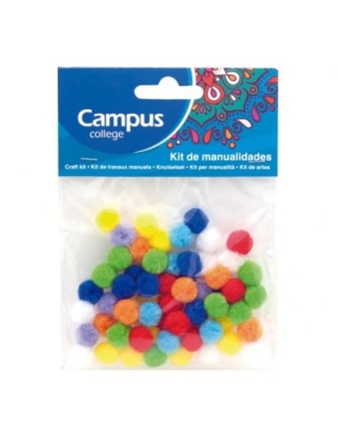 MANUALID.CAMPUS-BOLSA 60 POMPONES COL.