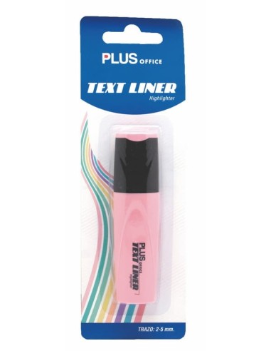 BL.1 ROTULAD.FLUO TEXTLINER PASTEL ROSA