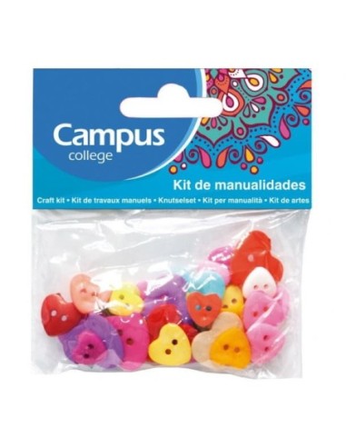 MANUALID.CAMPUS-KIT 40 CORAZONES PLAST.