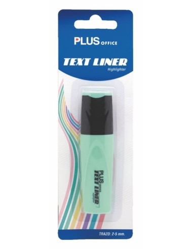 BL.1 ROTULAD.FLUO TEXTLINER PASTEL VERDE