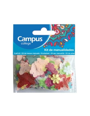 MANUALID.CAMPUS-KIT MIX MARIPOSAS/FLORES