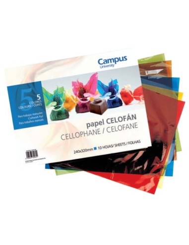 MANUALIDADES CELOFAN 240x320 -BOLSA 5-