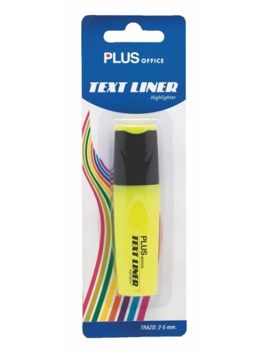 BL.1 ROTULADOR FLUO TEXTLINER AMARILLO