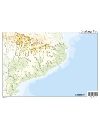 MAPAS MUDOS CATALUNYA FISIC -PTE.50-