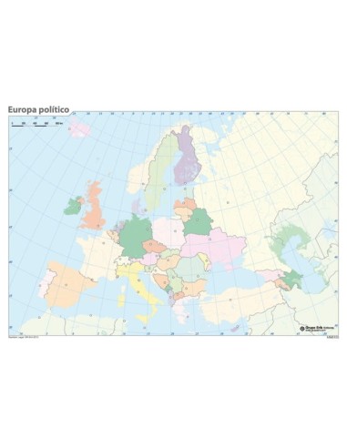 MAPAS MUDOS EUROPA POLITICA -PAQ.50-