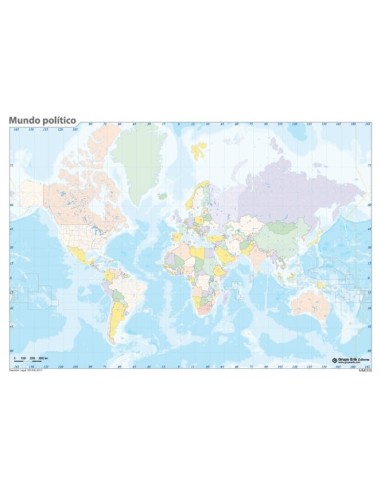 MAPAS MUDOS MUNDI POLITICO -PAQ.50-