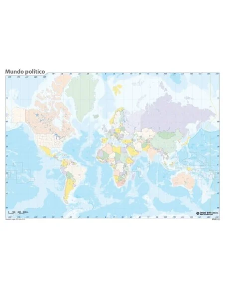 MAPAS MUDOS MUNDI POLITICO -PAQ.50-