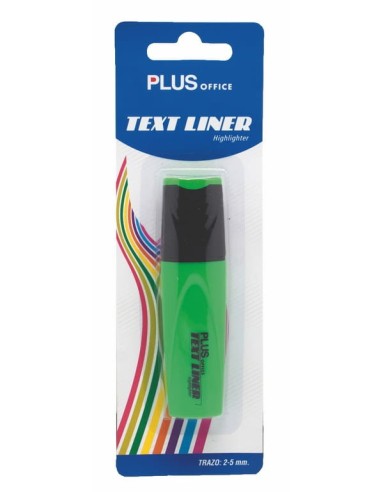 BL.1 ROTULADOR FLUO TEXTLINER VERDE