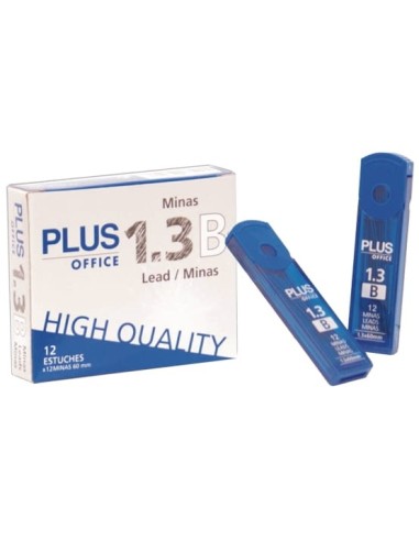 MINAS PLUS OFFICE 1,3MM.POLYMER-EST.12-