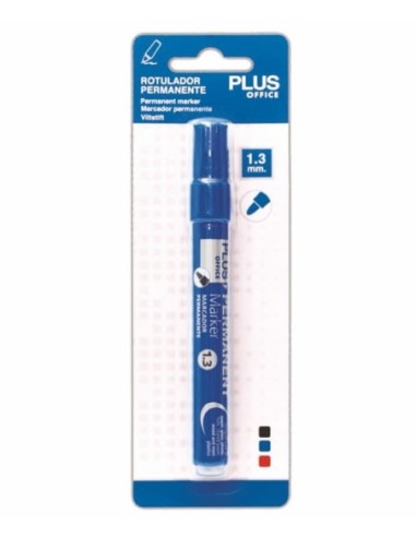 BL.1 ROTULADOR PLUS MARKER 3 AZUL