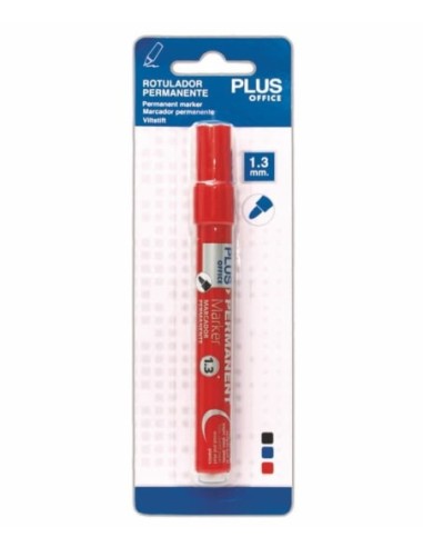 BL.1 ROTULADOR PLUS MARKER 3 ROJO