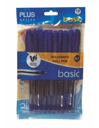 BL.10 BOLIGRAFO PLUS BASIC AZUL