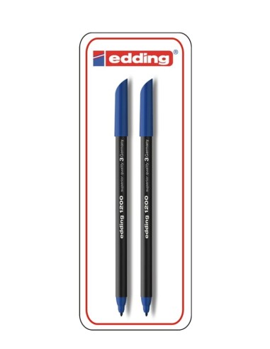 BL.2 ROTULADORES EDDING 1200 AZUL