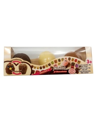 MUÑECO SORPRESA CHOCOTINIS -PACK 3-