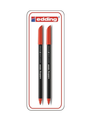 BL.2 ROTULADORES EDDING 1200 ROJO