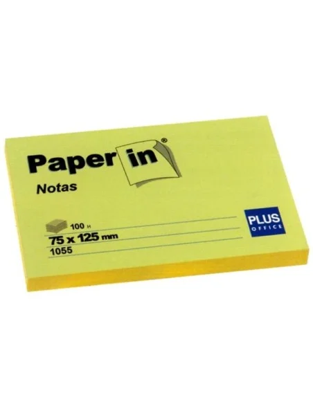 NOTAS ADHESIVAS PAPER-IN 75X125