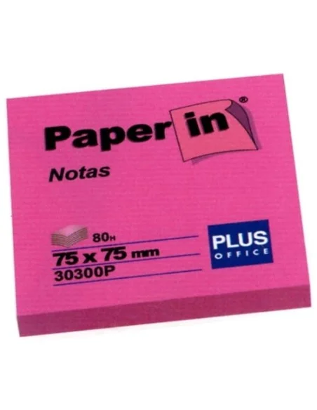 NOTAS ADHESIVAS PAPER-IN 76x76 FLUO ROSA