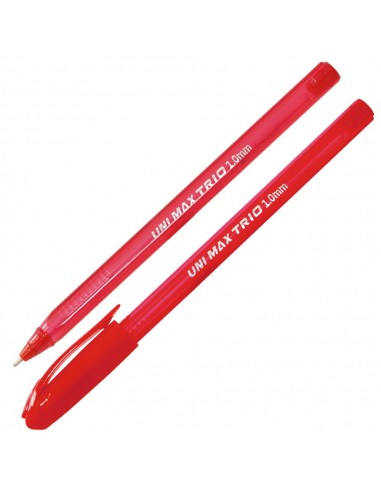 BOLIGRAFO UNIMAX TRIO ROJO