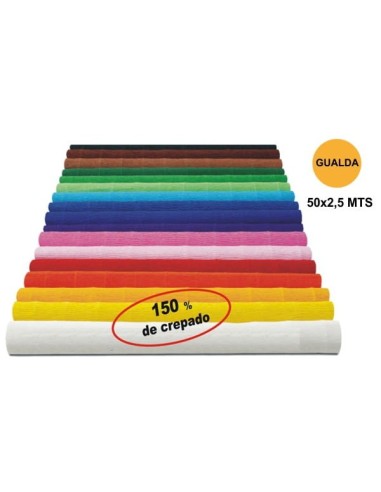 PAPEL CRESP.MAKRO SUPER GUALDA 50x250