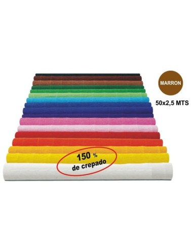 PAPEL CRESP.MAKRO SUPER MARRON 50x250