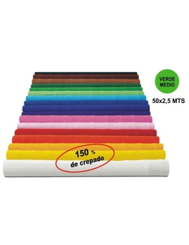 PAPEL CRESP.MAKRO SUPER VDE.MEDIO 50x250