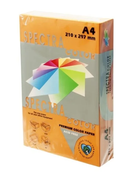 PAPEL FOTOC. A4 80GR. P/500 NARANJA