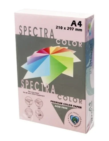 PAPEL FOTOC. A4 80GR. P/500 ROSA PASTEL