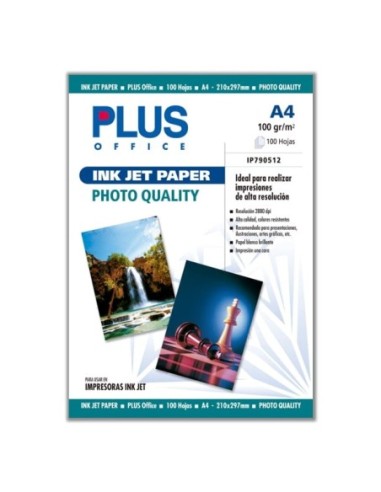 PAPEL INKJET PLUS 100GR.(2880 dpi) P/100