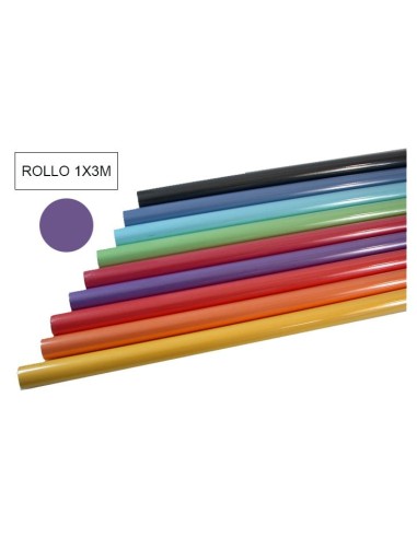 PAPEL KRAFT COLOR -ROLLO 3M- LILA