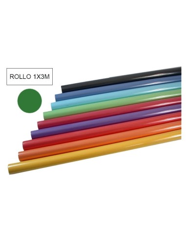 PAPEL KRAFT COLOR -ROLLO 3M- VDE.FUERTE