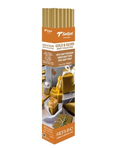 PAPEL KRAFT ORO -ROLLO 3M-