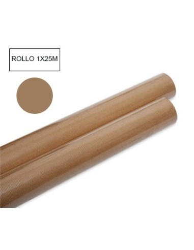 PAPEL KRAFT VEJURADO -ROLLO 25M-