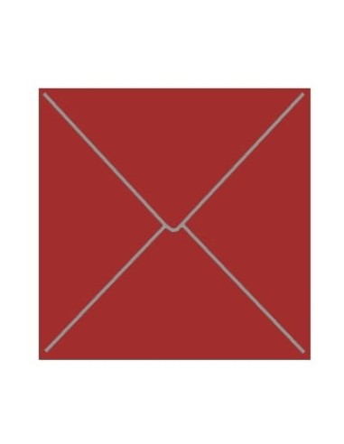 PAPEL MAGIC-PCK 5 SOBRES 15x15 ROJO