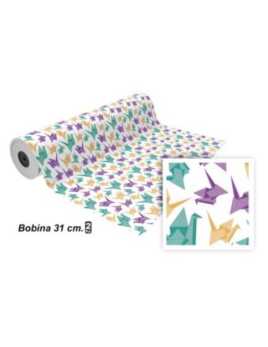 PAPEL REGALO ECON.BOBINA 31CM.(2KG.)1259