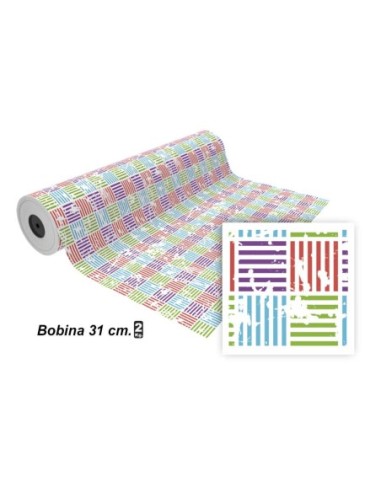 PAPEL REGALO ECON.BOBINA 31CM.(2KG.)1261