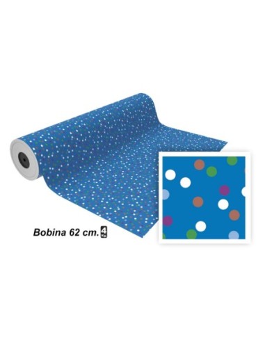 PAPEL REGALO ECON.BOBINA 62CM.(4KG.)1250