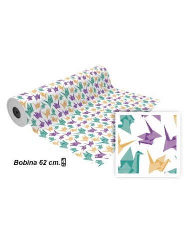 PAPEL REGALO ECON.BOBINA 62CM.(4KG.)1259