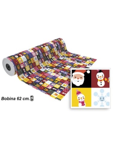 PAPEL REGALO ECON.NAVIDAD BOB.62CM. 1071