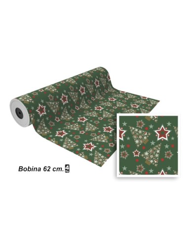 PAPEL REGALO ECON.NAVIDAD BOB.62CM. 1231