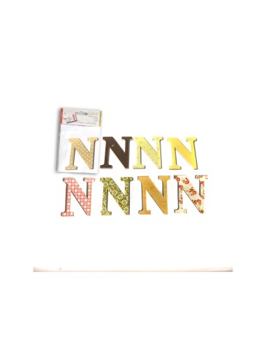 CRAFTS-PACK 8 LETRAS MAD.DECOR"N"