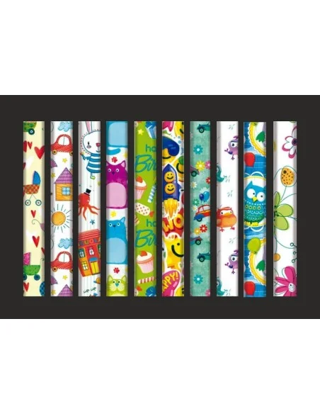 PAPEL REGALO EXTRA INFANTIL ROLLO 70x200