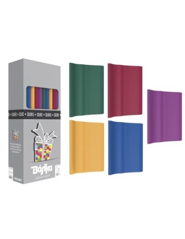 PAPEL REGALO KRAFT COLORES ROLLO 70x200