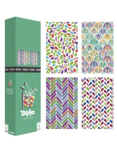 PAPEL REGALO PATRONES XL -ROLLO 100x300-