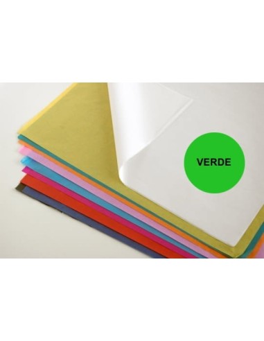 PAPEL SEDA COLORES MANOS 25H. VERDE