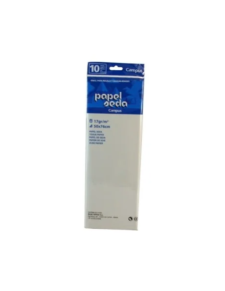 PAPEL SEDA MAKRO BLANCO -BOLSA 10H-