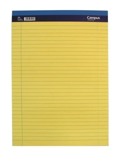 BLOC NOTAS CAMPUS AMARILLO A4 50H.60GR.